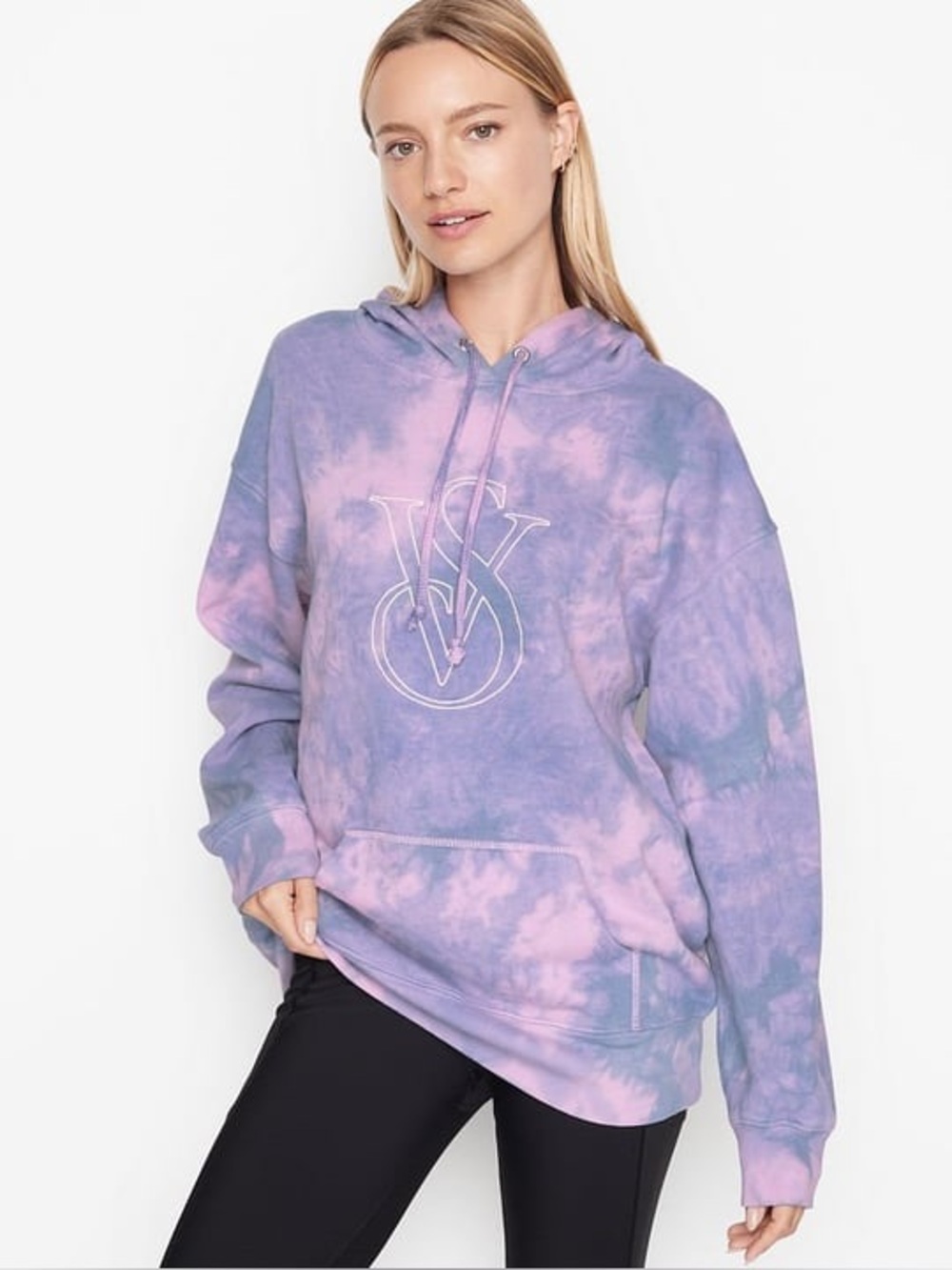 Tie Dye Embroidered VS Hoodie